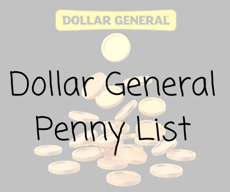 Dollar General Penny List Tuesday, February 04, 2025 (02/04/2025)